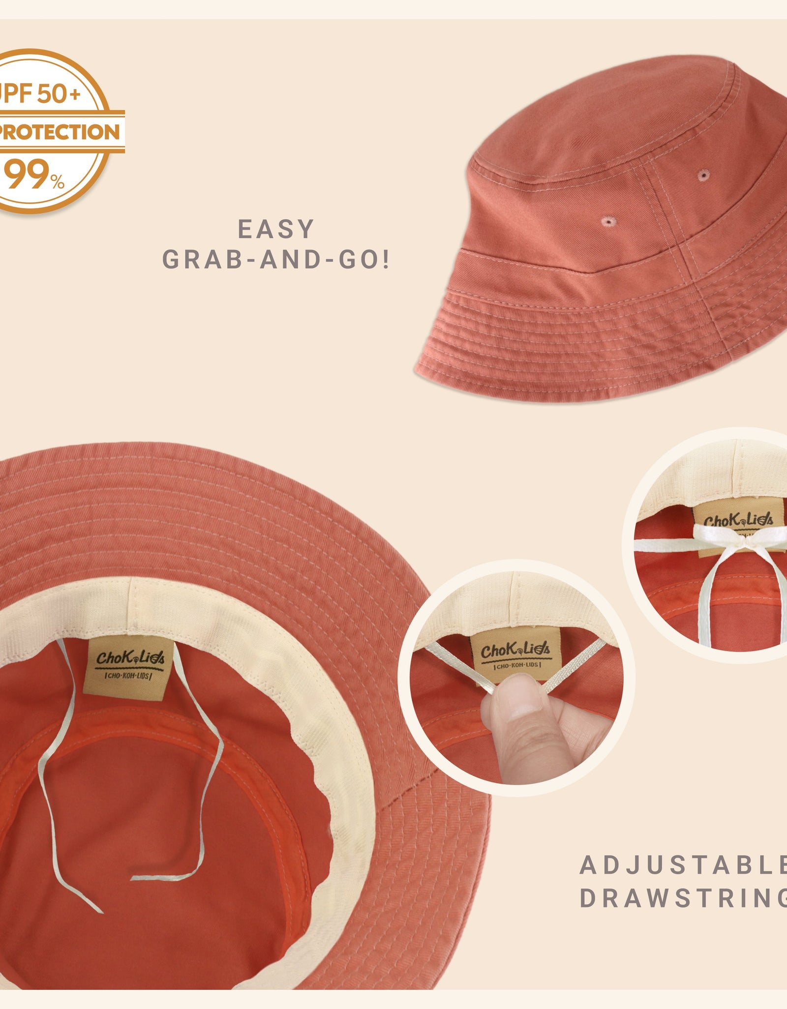 Classic Washed Cotton Bucket Hat