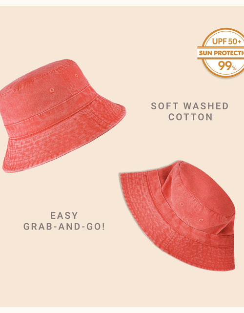 Load image into Gallery viewer, Classic Washed Cotton Bucket Hat
