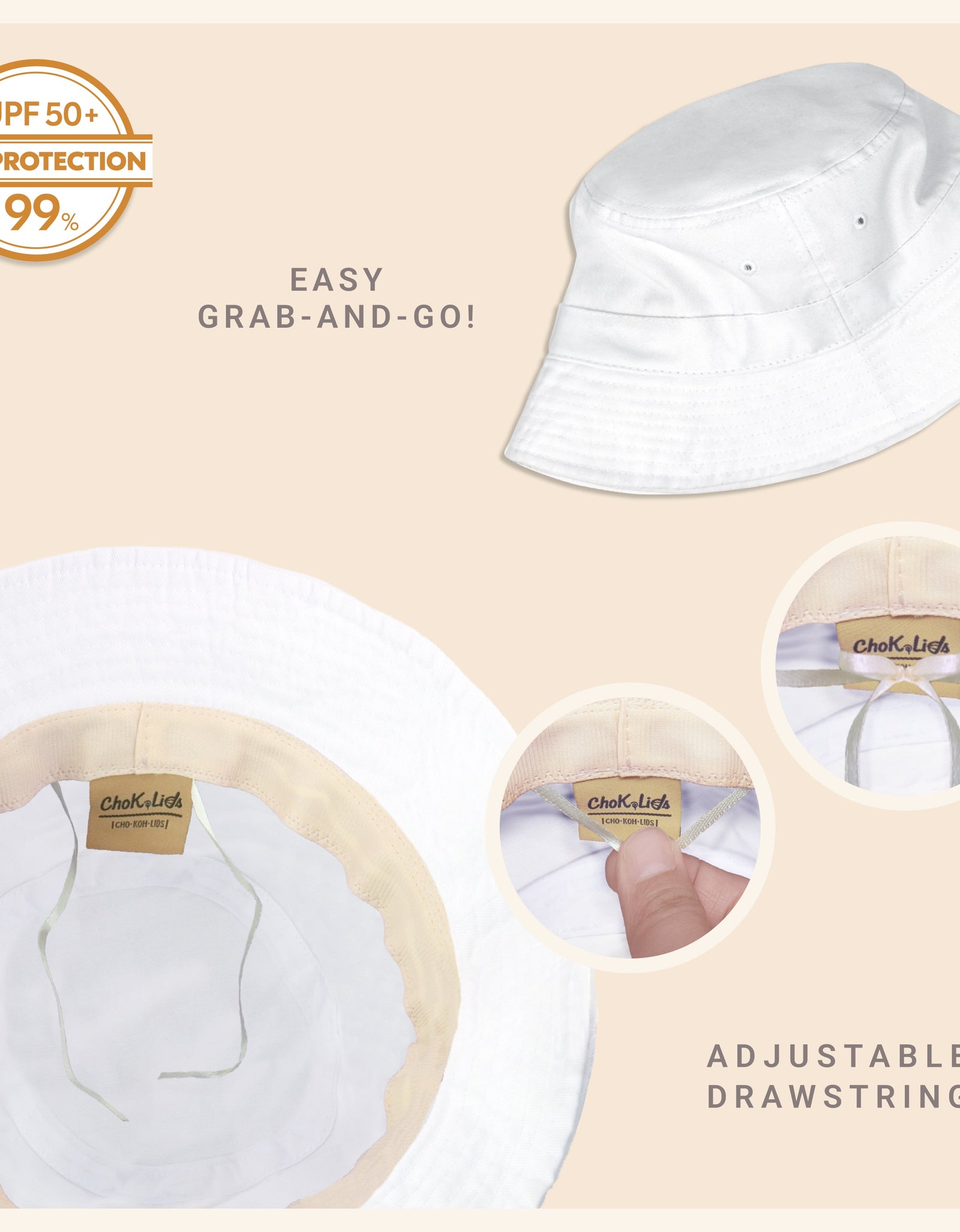 Classic Washed Cotton Bucket Hat