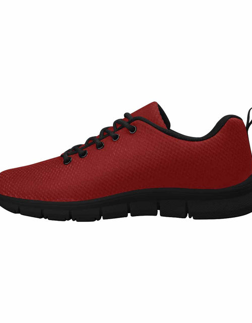 Load image into Gallery viewer, Uniquely You Sneakers for Men, Maroon Red Running Shoes
