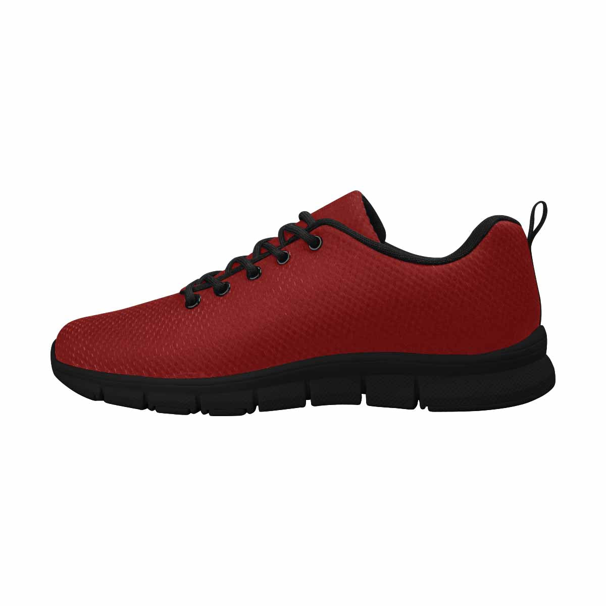 Uniquely You Sneakers for Men, Maroon Red Running Shoes