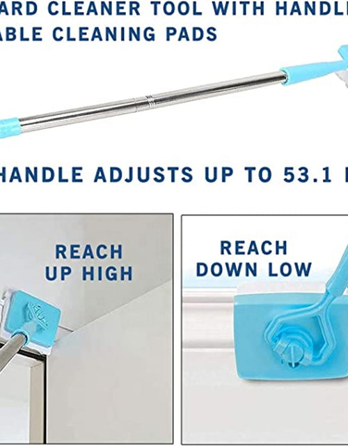 Load image into Gallery viewer, Baseboard Buddy Retractable Household Universal Cleaning Brush Mop
