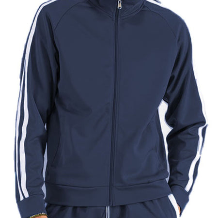 Two Stripe Zip Up Track Jacket