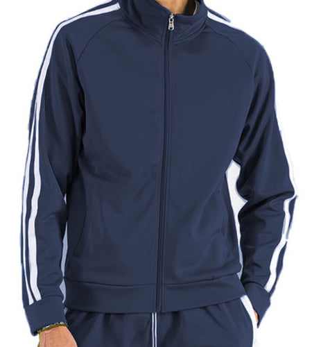 Two Stripe Zip Up Track Jacket