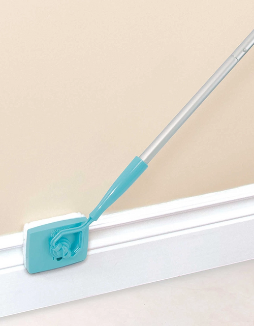 Load image into Gallery viewer, Baseboard Buddy Retractable Household Universal Cleaning Brush Mop
