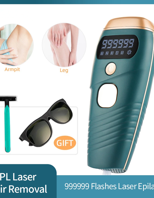 Load image into Gallery viewer, IPL Laser Epilator Painless 999999 Flashes Hair Removal Hair Remover
