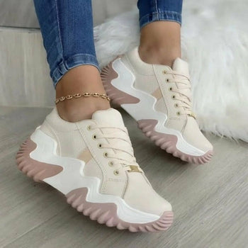 Load image into Gallery viewer, Thick Bottom Canvas Casual Shoes Summer Women's Sneakers
