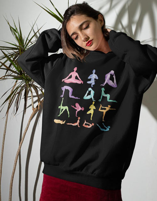 Load image into Gallery viewer, Yoga Theme Crewneck Sweatshirt
