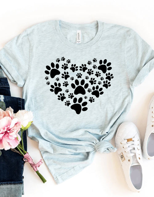 Load image into Gallery viewer, Paw Heart T-shirt
