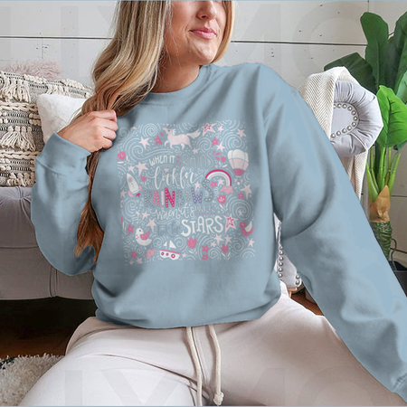 The Hand Drawn Vector Quote When It Rains Look For Rainbows, When It'S