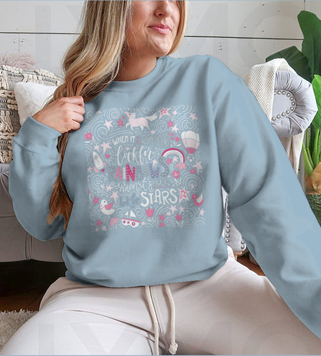 The Hand Drawn Vector Quote When It Rains Look For Rainbows, When It'S