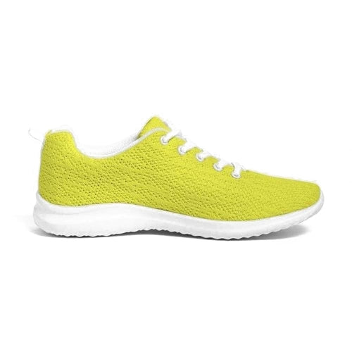 Load image into Gallery viewer, Mens Sneakers, Yellow Low Top Canvas Running Sports Shoes - O7O475
