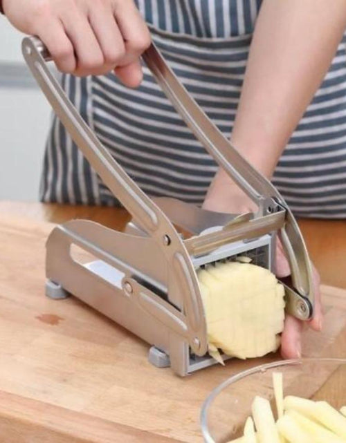 Load image into Gallery viewer, Stainless Steel French Fries and Potato Cutter with 2 Different Blades
