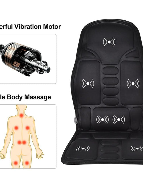 Load image into Gallery viewer, Portable Vibrating Heat Therapy Massage Cushion Mattress
