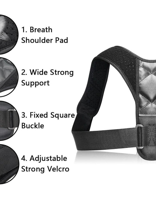 Load image into Gallery viewer, Unisex Adjustable Back Posture Corrector
