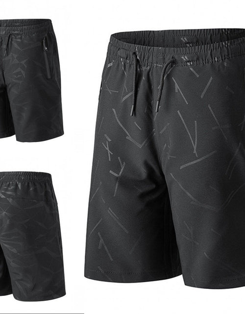 Load image into Gallery viewer, US Stock Men&#39;s Shorts Black Casual Loose Shorts Short Pants Sports
