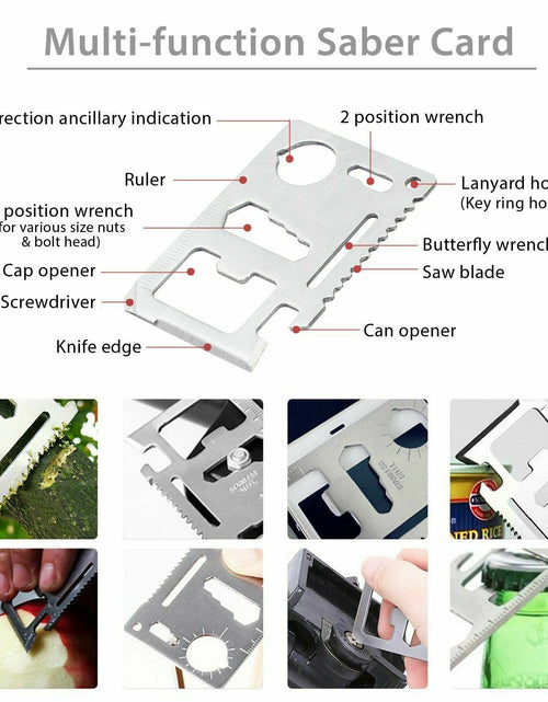 Load image into Gallery viewer, 14 in 1 Outdoor Emergency Survival And Safety Gear Kit Camping
