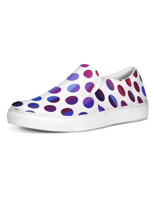 Load image into Gallery viewer, Athletic Sneakers, Low Cut Polka Dot Canvas Slip-On Sports Shoes
