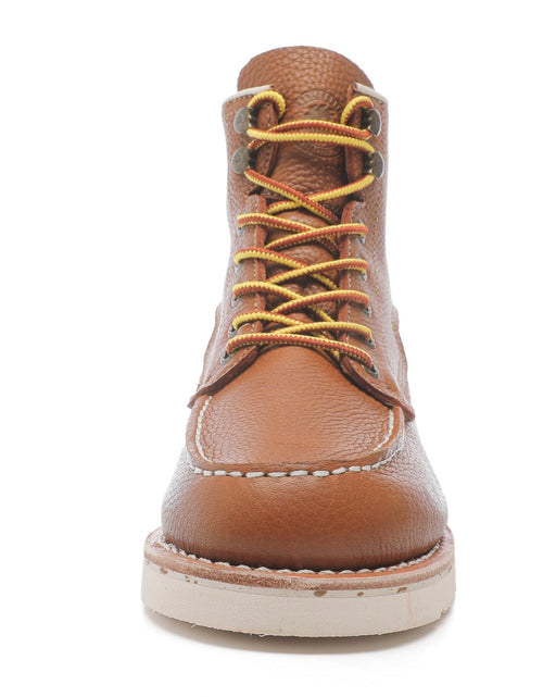 Load image into Gallery viewer, ROCKROOSTER Norwood Men&#39;s 6 inch Brown soft toe wedge work boots with
