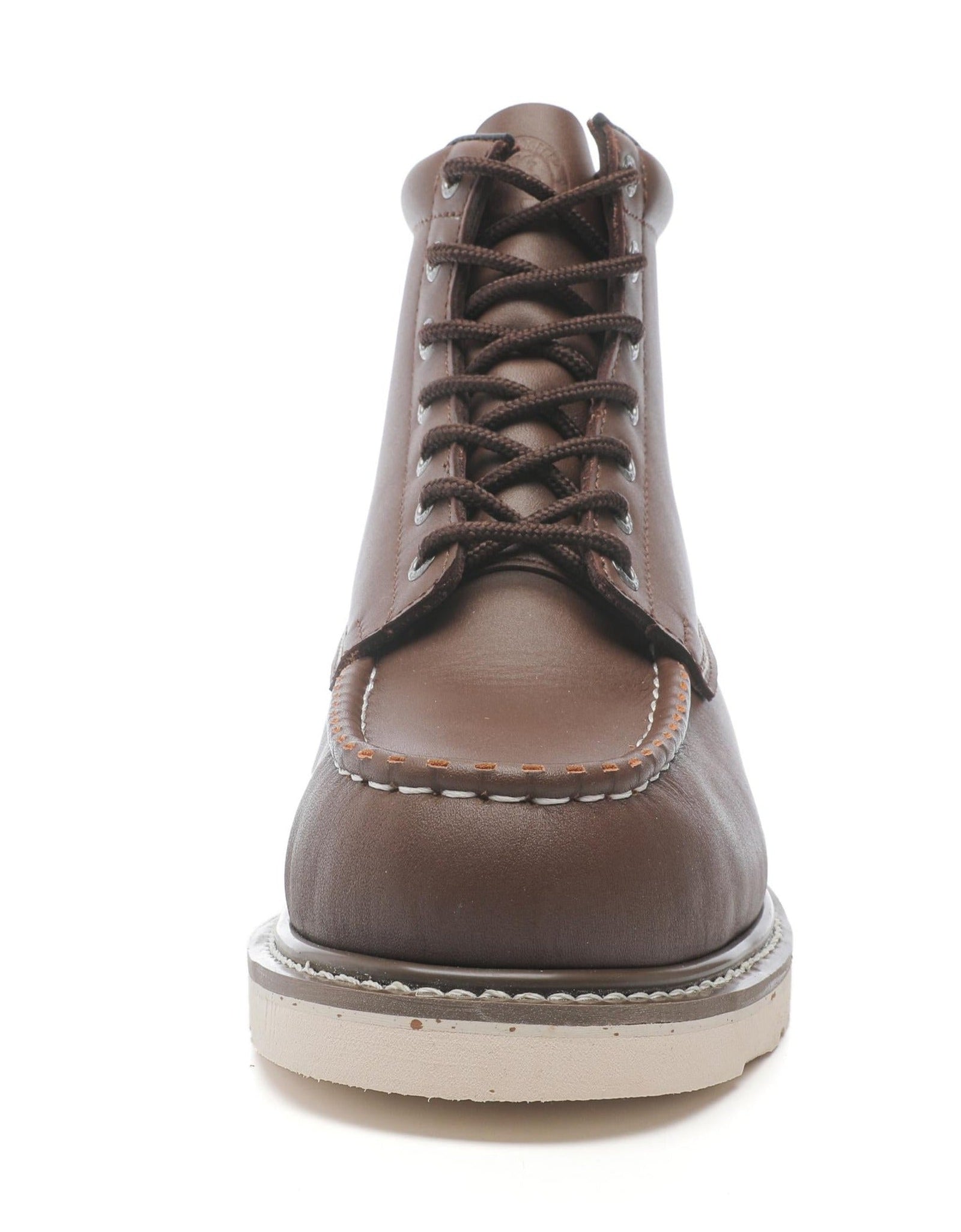 ROCKROOSTER Trinidad Men's 6 inch Dark Brown Steel Toe Wedge Work
