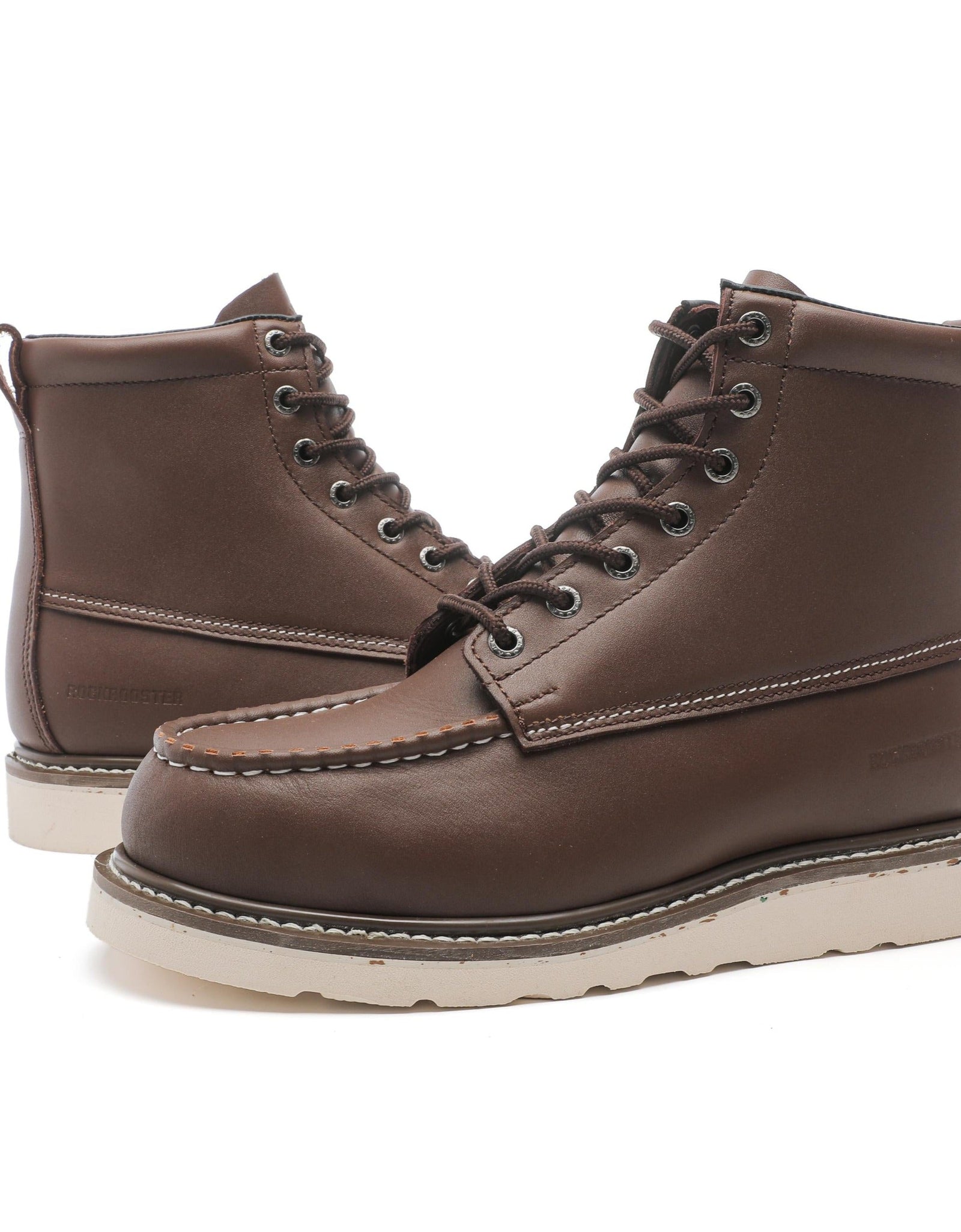 ROCKROOSTER Trinidad Men's 6 inch Dark Brown Steel Toe Wedge Work